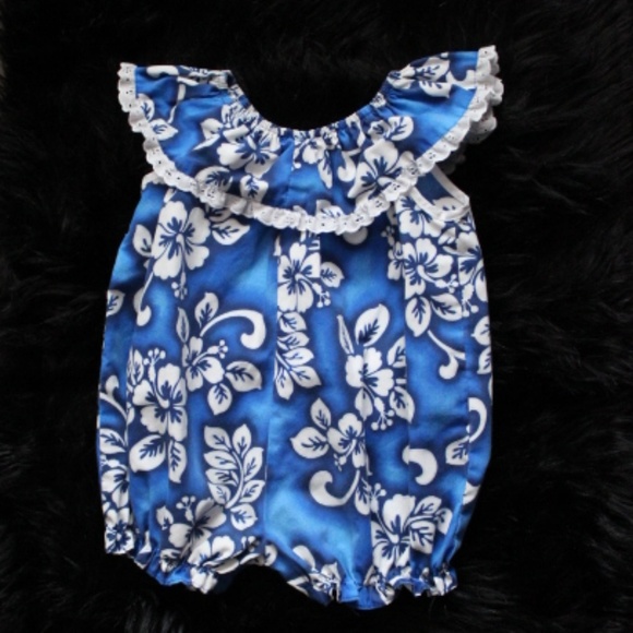 ADORABLE HAWAIIAN ROMPER - Picture 2 of 3